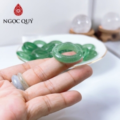Nhẫn đá thạch anh - Nhẫn đá thạch anh dâu xanh