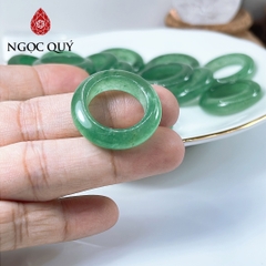 Nhẫn đá thạch anh - Nhẫn đá thạch anh dâu xanh