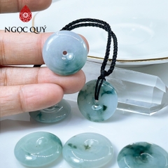 Đồng điếu cẩm thạch A- Đồng điếu phỉ thúy type A chất nếp băng hoa bay đậm - Ngọc Quý