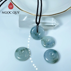 Đồng điếu cẩm thạch A- Đồng điếu phỉ thúy type A chất nếp băng màu lam tím hoa bay MONET