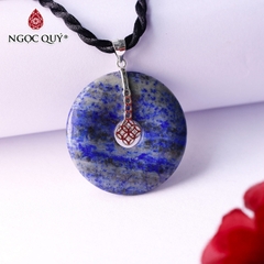 Mặt dây chuyền đồng điếu đá lapis lazuli