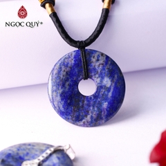 Mặt dây chuyền đồng điếu đá lapis lazuli