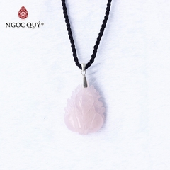 Mặt dây chuyền nữ hoàng hồ ly 9 đuôi thạch anh hồng