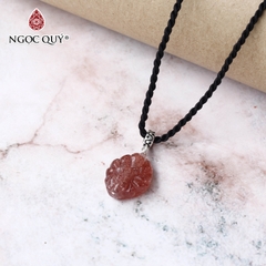 Mặt dây chuyền nữ hoàng hồ ly thạch anh dâu