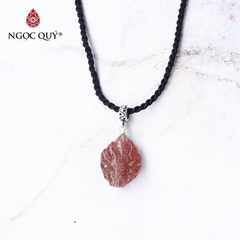 Mặt dây chuyền nữ hoàng hồ ly thạch anh dâu
