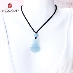 Mặt dây chuyền phật bà quan âm đá hải lam ngọc