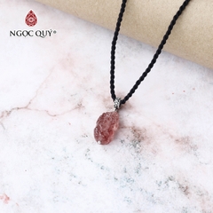 Mặt dây chuyền tỳ hưu thạch anh dâu