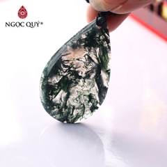 Mặt dây chuyền hình giọt nước đá mã não