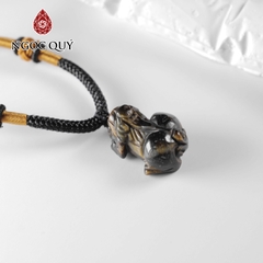 Mặt dây chuyền tỳ hưu mắt hổ 21x14mm