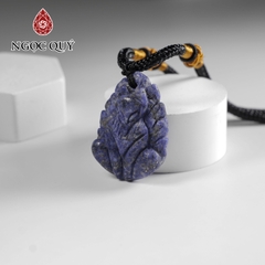 Mặt dây chuyền hồ ly đá Lapis Lazul