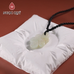 Mặt dây chuyền nút thắt đồng tâm đá cẩm thạch 29x19mm