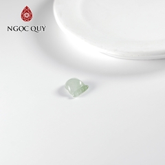 Mặt dây chuyền bàn chân mini đá cẩm thạch type A 7x10mm