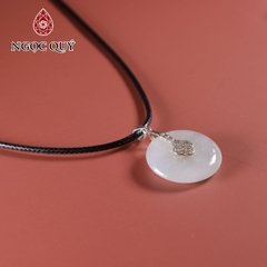 Đồng điếu cẩm thạch A- Đồng điếu phỉ thúy type A chất nếp băng màu xanh táo nhạt