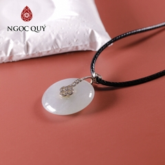 Đồng điếu cẩm thạch A- Đồng điếu phỉ thúy type A chất nếp băng màu xanh táo nhạt