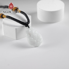 Mặt dây chuyền hồ ly đá cẩm thạch