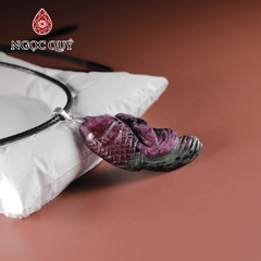 Mặt dây chuyền cá chép ruby Nam Phi