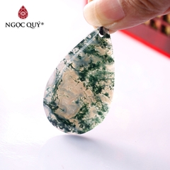 Mặt dây chuyền hình giọt nước đá mã não