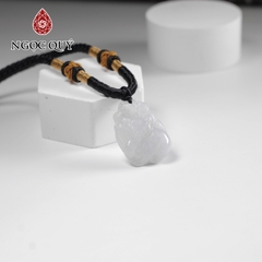 Mặt dây chuyền hồ ly đá cẩm thạch