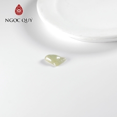 Mặt dây chuyền bàn chân mini đá cẩm thạch type A 7x10mm
