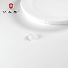Mặt dây chuyền bàn chân mini đá cẩm thạch type A 7x10mm