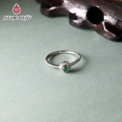 Nhẫn đá băng ngọc thủy tảo