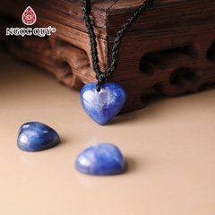 Mặt dây chuyền trái tim đá kyanite