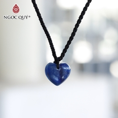 Mặt dây chuyền trái tim đá kyanite