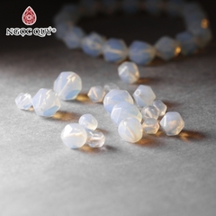 Hạt lẻ đá đá facet đá Opal trắng