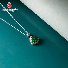 Dây chuyền Di lặc phỉ thúy cao băng lục type A