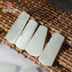 Mặt vô sự bài cẩm thạch - ngọc phỉ thúy type A chất nếp