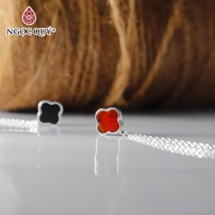 Dây chuyền cỏ 4 lá có tăng đơ
