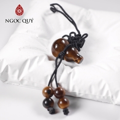 Móc khóa hình hồ lô đá thiên nhiên