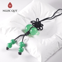 Móc khóa hình hồ lô đá thiên nhiên
