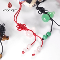 Móc khóa hình hồ lô đá thiên nhiên
