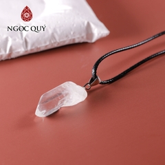 Dây chuyền tinh thể đá thạch anh trắng