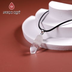 Dây chuyền tinh thể đá thạch anh trắng