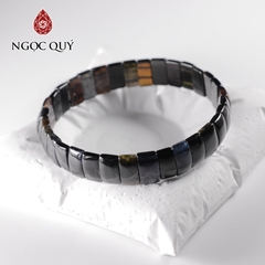 Vòng bản vuông đá tourmaline 10x5mm