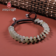 Vòng thắt dây đồng điếu đá cẩm thạch 10mm