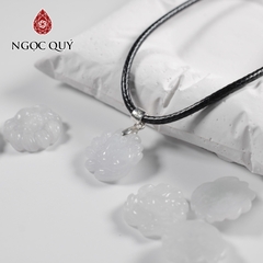 Mặt hồ ly đá cẩm thạch type A 16mm