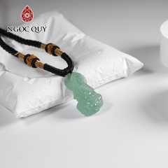 Mặt dây chuyền phật bà thạch dâu xanh