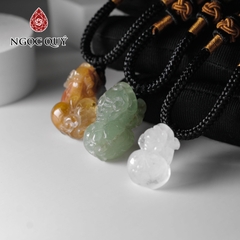 Mặt dây chuyền tỳ hưu đá thiên nhiên