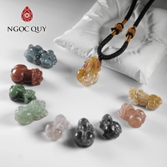 Mặt dây chuyền tỳ hưu đá thiên nhiên