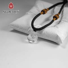 Mặt dây chuyền hô ly đá thạch anh trắng