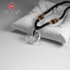 Mặt dây chuyền đồng điếu thạch anh trắng đẹp