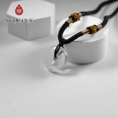 Mặt dây chuyền đồng điếu thạch anh trắng đẹp