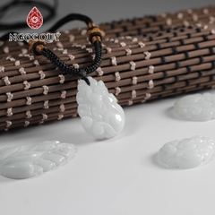 Mặt dây chuyền hồ ly đá cẩm thạch