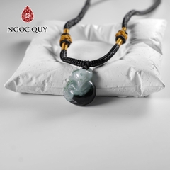 Mặt dây chuyền hồ ly đá cẩm thạch