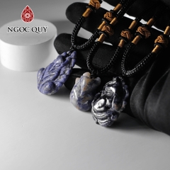 Mặt dây chuyền hồ ly đá Lapis Lazul