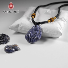 Mặt dây chuyền hồ ly đá Lapis Lazul