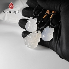 Mặt dây chuyền hồ ly đá thạch anh